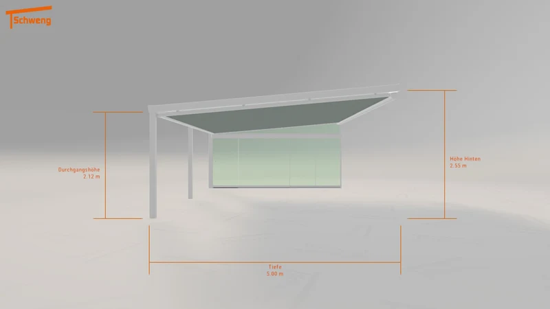 #DE Schweng Terrassenüberdachung S400 (ID k2995p)