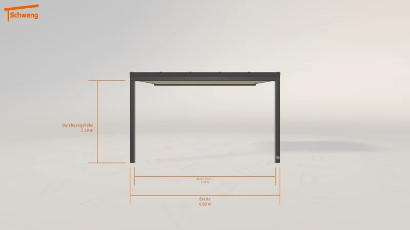 #DE Schweng Terrassenüberdachung S350 (ID 42zmj9)