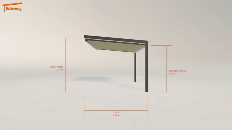 #DE Schweng Terrassenüberdachung S350 (ID 42zmj9)