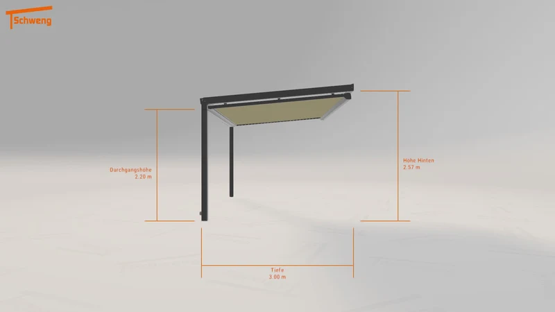#DE Schweng Terrassenüberdachung S350 (ID 42zmj9)
