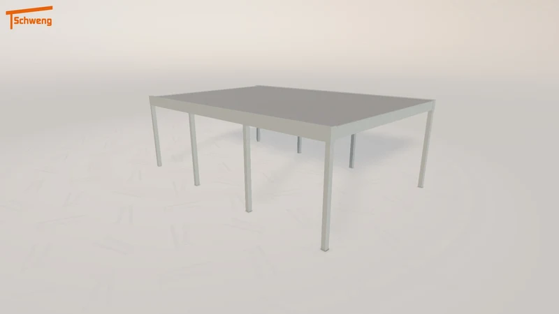 #DE Schweng Flachdachcarport C600+ (ID mj5g3g) #MTG