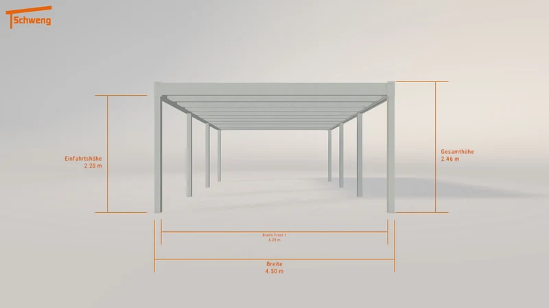 #DE Schweng Flachdachcarport C600+ (ID mj5g3g) #MTG