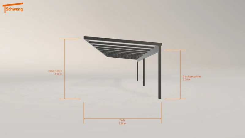#DE Schweng Terrassenüberdachung S350 (ID dv5dm3)