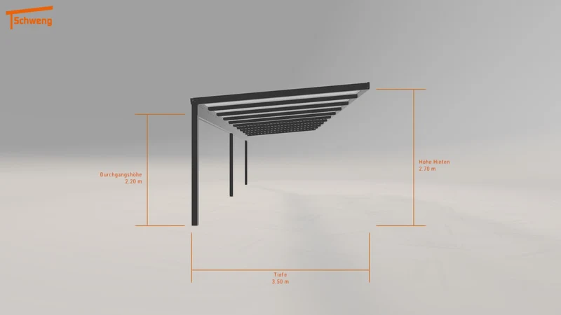 #DE Schweng Terrassenüberdachung S350 (ID dv5dm3)