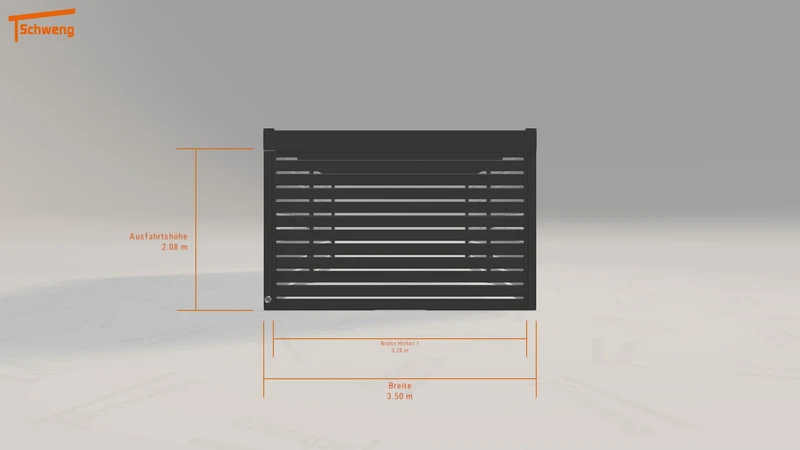 #DE Schweng Flachdachcarport C600 (ID 42z5qz)