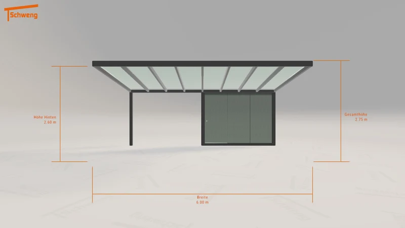 #DE Schweng Terrassenüberdachung S400 (ID 5mn88d)