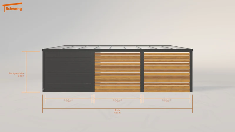 #DE Schweng Pultdachcarport S350 (ID k29qqb) #MTG
