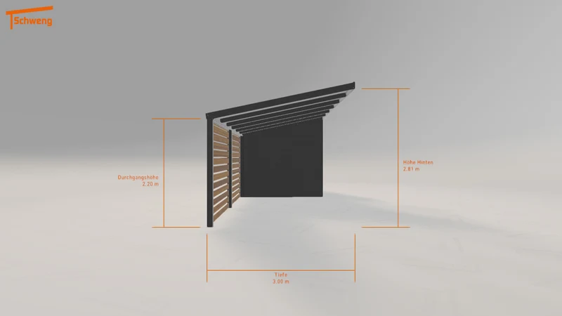 #DE Schweng Pultdachcarport S350 (ID k29qqb) #MTG