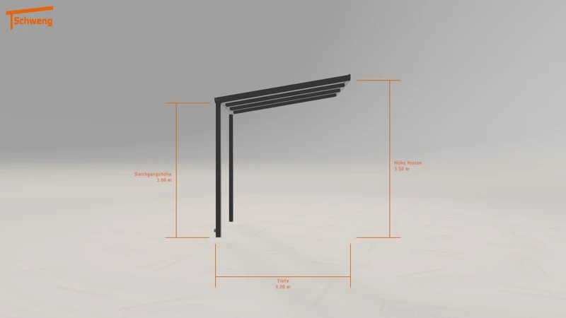#DE Schweng Terrassenüberdachung S350 (ID rjw5y2)