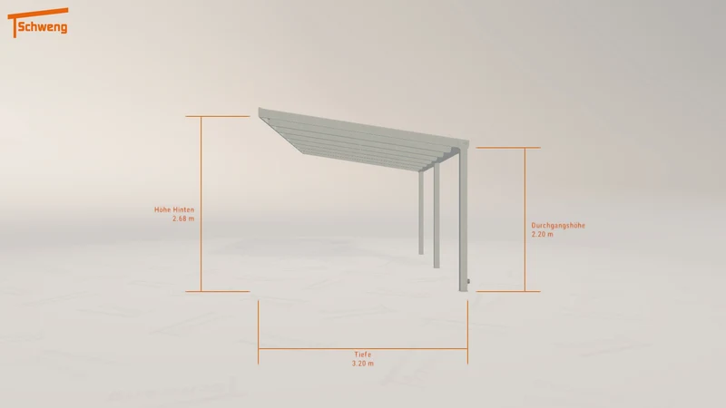 #DE Schweng Terrassenüberdachung S350 (ID qdj7yz)