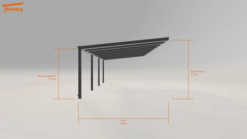 #DE Schweng Terrassenüberdachung S400 (ID g78v3p)