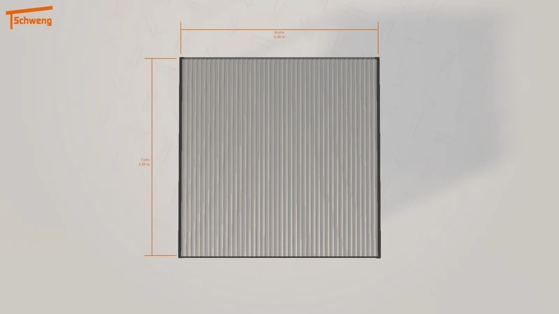 #DE Schweng Flachdachcarport C600+ (ID pb8598) #MTG