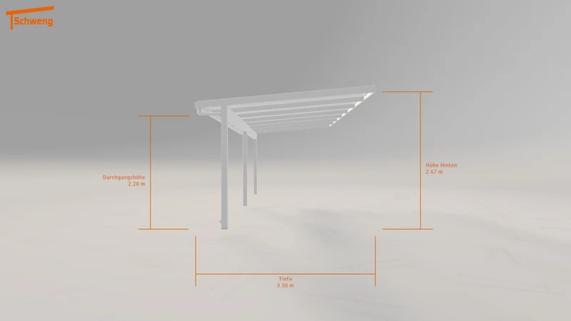 #DE Schweng Terrassenüberdachung S350 (ID w37m24)