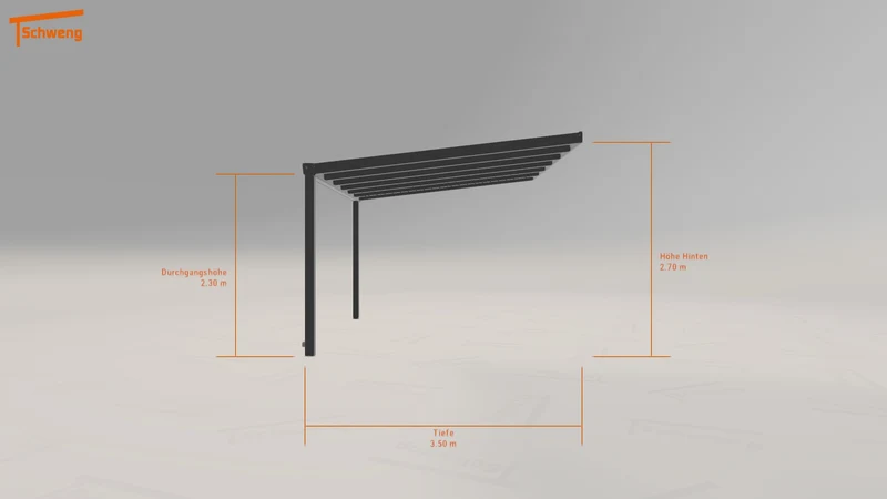 #DE Schweng Terrassenüberdachung S400 (ID k29jb5)