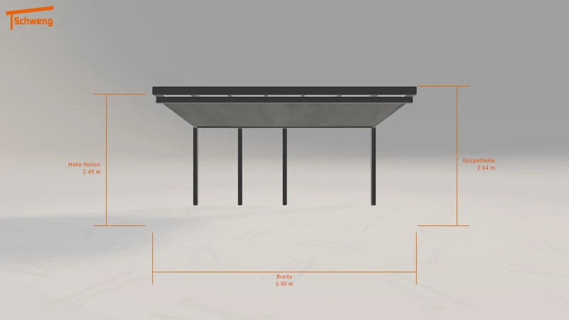 #DE Schweng Terrassenüberdachung S350 (ID 85dp3j)