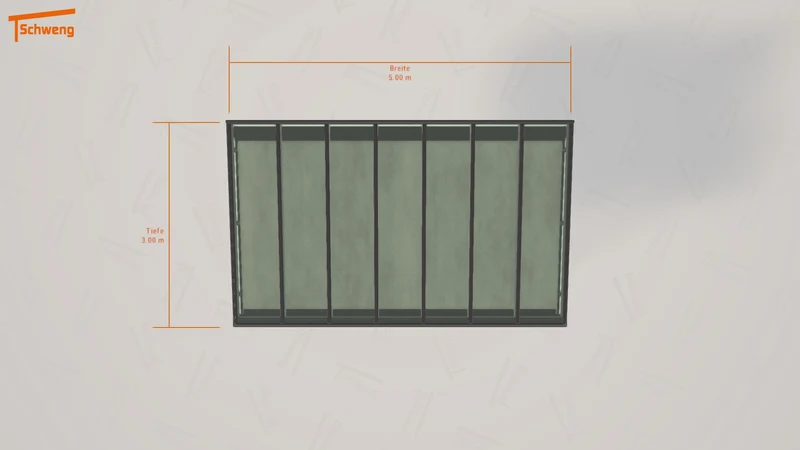 #DE Schweng Terrassenüberdachung S350 (ID 85dp3j)