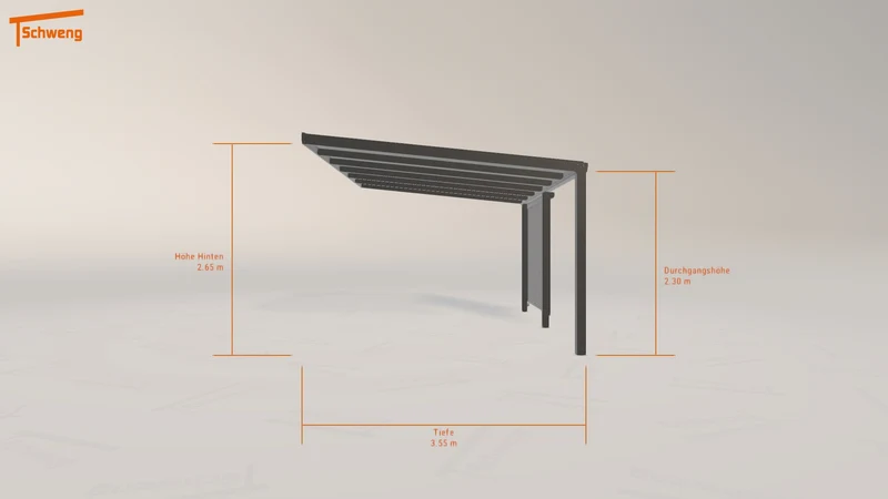 #DE Schweng Terrassenüberdachung S350 (ID w374qw)