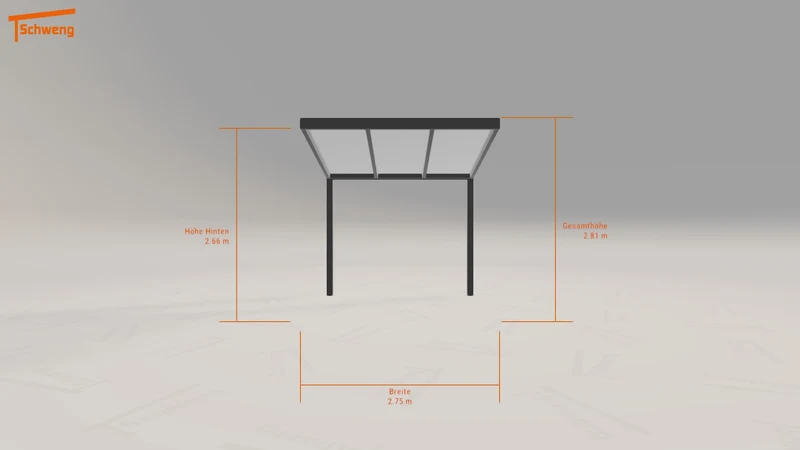 #DE Schweng Terrassenüberdachung S350 (ID v45zqb)
