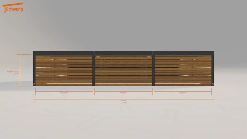 #DE Schweng Flachdachcarport C600+ (ID g782gn)