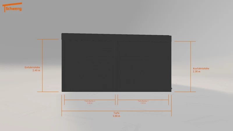#DE Schweng Flachdachcarport C600+ (ID zbj2kz) #MTG