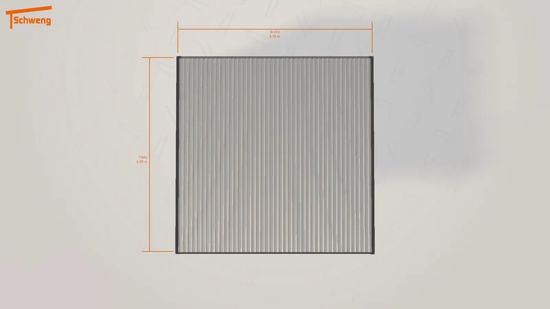 #DE Schweng Flachdachcarport C600 (ID 5mnxgw) #MTG