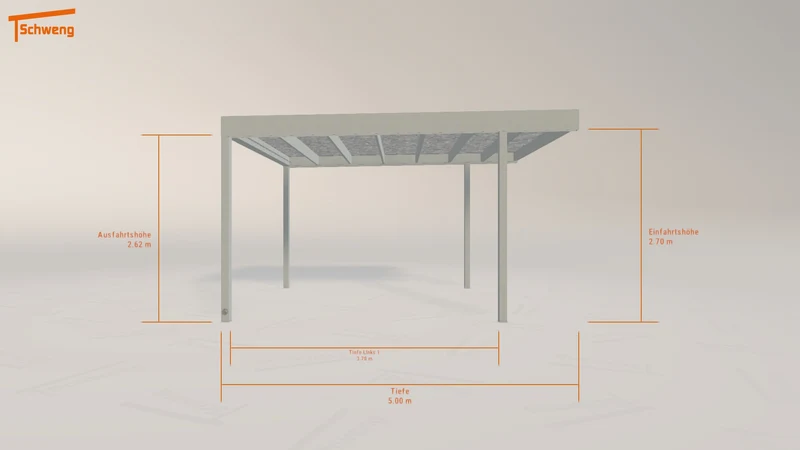 #DE Schweng Flachdachcarport C600 (ID 9wnzd5) #MTG