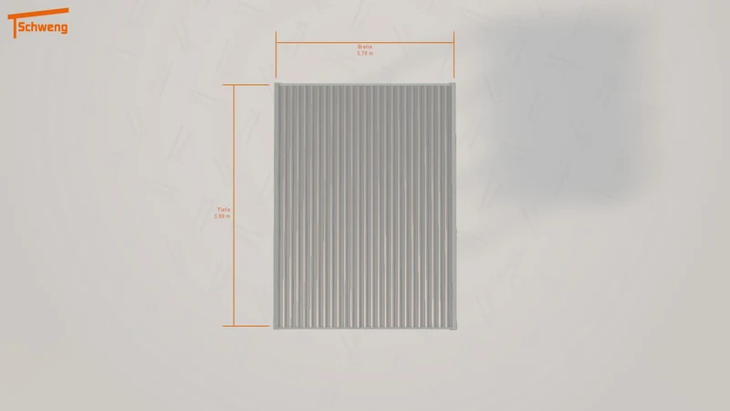 #DE Schweng Flachdachcarport C600 (ID 9wnzd5) #MTG