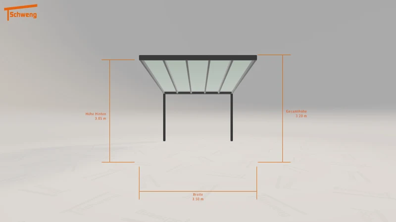 #DE Schweng Terrassenüberdachung S400 (ID 33wd3z)