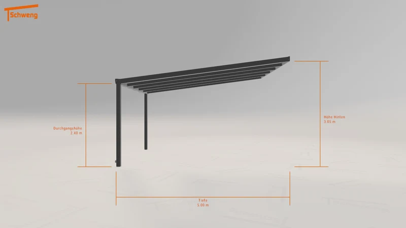 #DE Schweng Terrassenüberdachung S400 (ID 33wd3z)