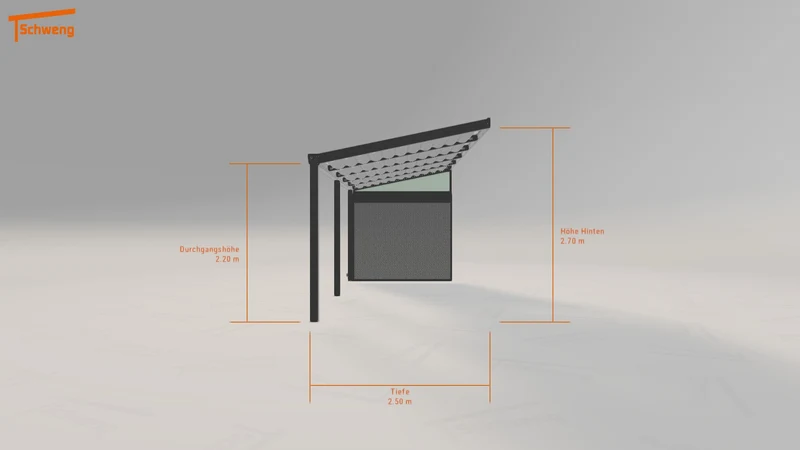 #DE Schweng Terrassenüberdachung S400 (ID zbjb5d)