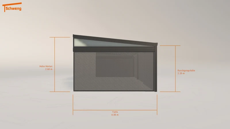 #DE Schweng Terrassenüberdachung S400 (ID mj5ym5)