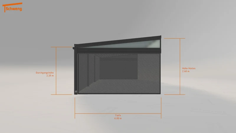 #DE Schweng Terrassenüberdachung S400 (ID mj5ym5)