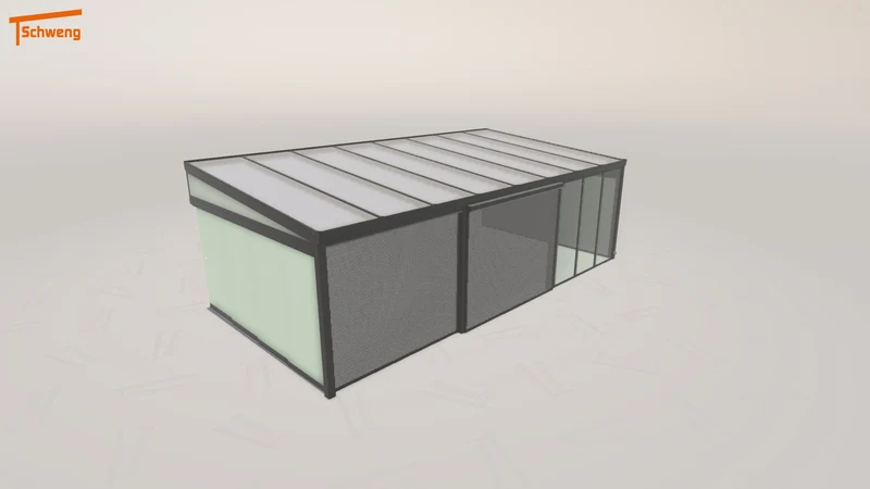 #DE Schweng Terrassenüberdachung S400 (ID 77qydp)