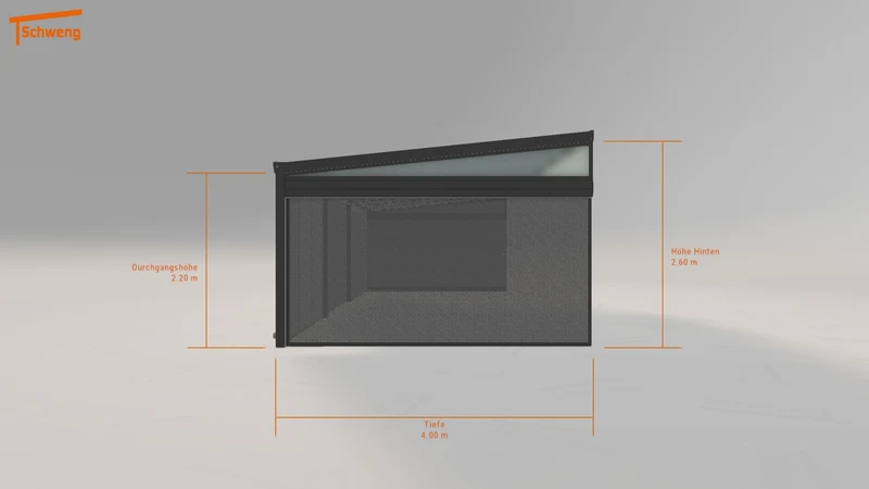 #DE Schweng Terrassenüberdachung S400 (ID 77qydp)