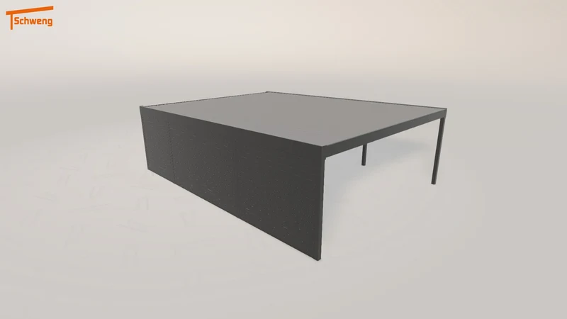 #DE Schweng Flachdachcarport C600+ (ID jjzxkm) #MTG