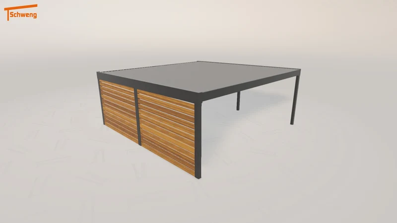 #DE Schweng Flachdachcarport C600 (ID 85d8xq) #MTG