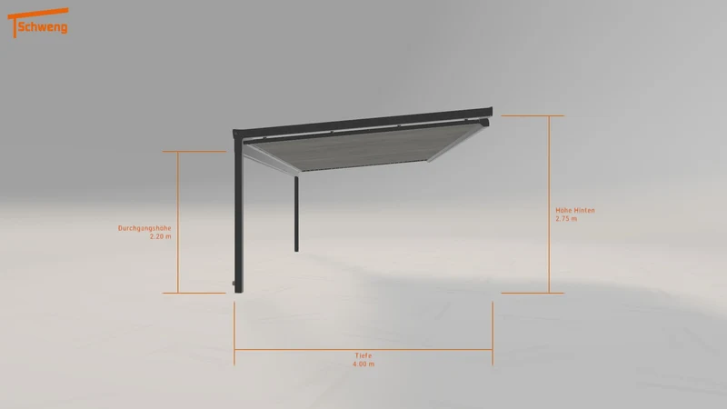 #DE Schweng Terrassenüberdachung S400 (ID n57rnb)