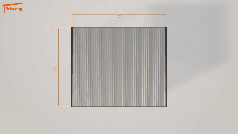 #DE Schweng Flachdachcarport C600 (ID 85djqm) #MTG