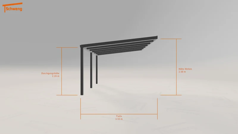 #DE Schweng Terrassenüberdachung S350 (ID v452b7)