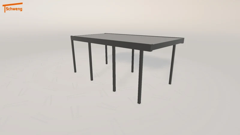 #DE Schweng Flachdachcarport C600 (ID w37kbr)