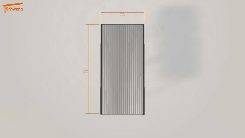 #DE Schweng Flachdachcarport C600 (ID w37kbr)