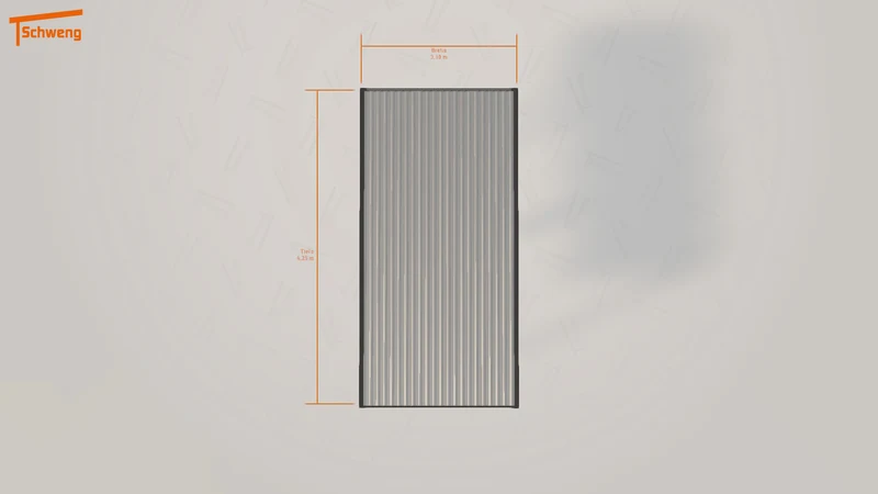 #DE Schweng Flachdachcarport C600 (ID 33wb53)