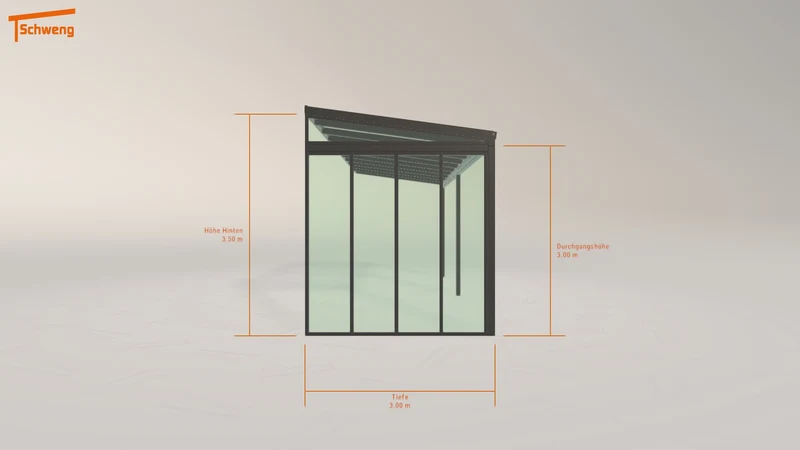 #DE Schweng Terrassenüberdachung S350 (ID pb895z)