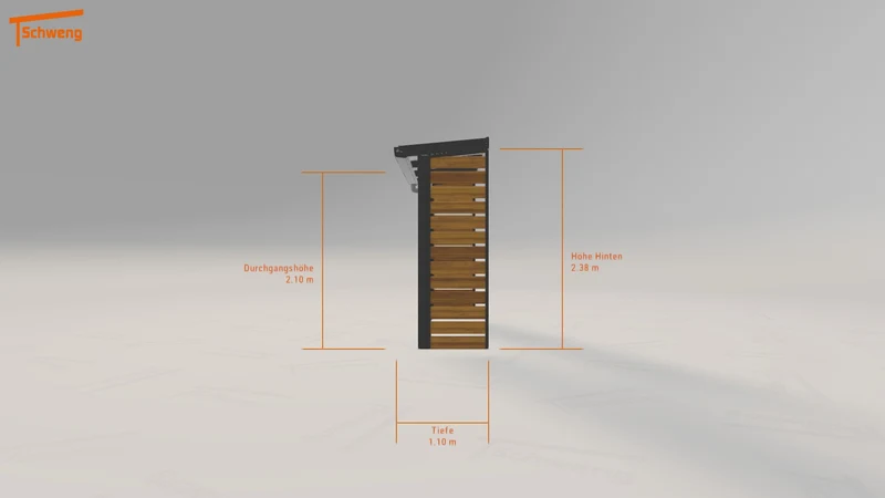 #DE Schweng Terrassenüberdachung S350 (ID 42zq57)