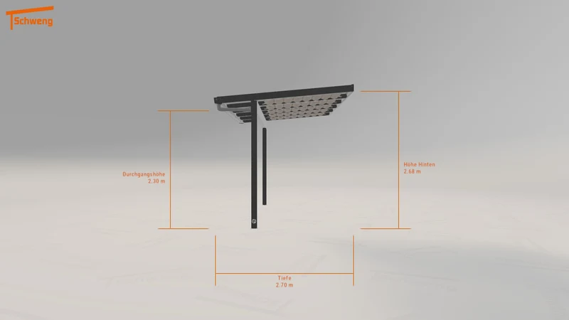 #DE Schweng Terrassenüberdachung S350 (ID rjwxyn)