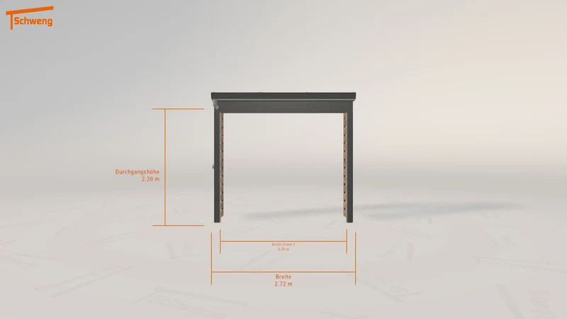 #DE Schweng Terrassenüberdachung S350 (ID k29dvy)