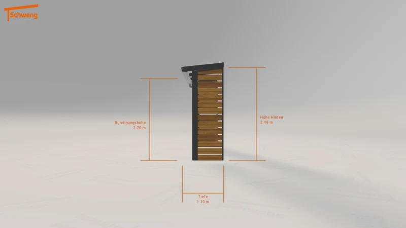 #DE Schweng Terrassenüberdachung S350 (ID k29dvy)