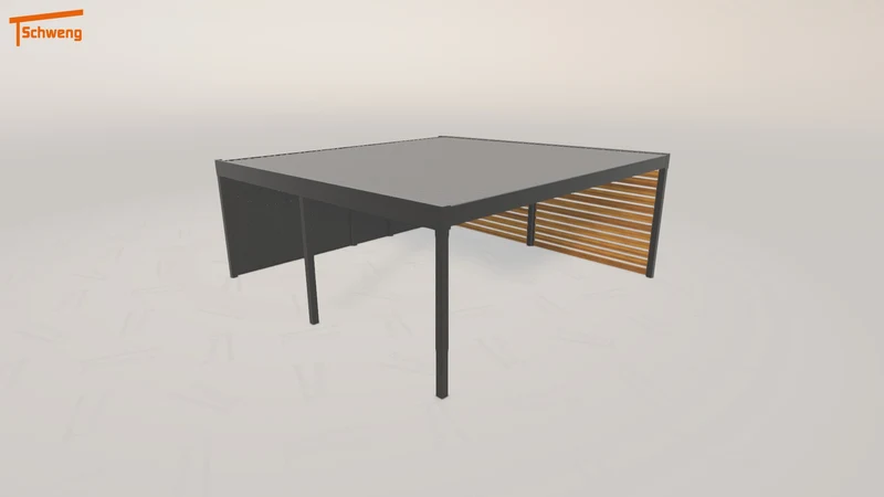 #DE Schweng Flachdachcarport C600 (ID x7xq23) #MTG