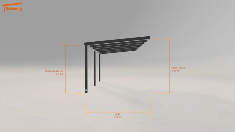 #DE Schweng Terrassenüberdachung S350 (ID 2qjvwv)
