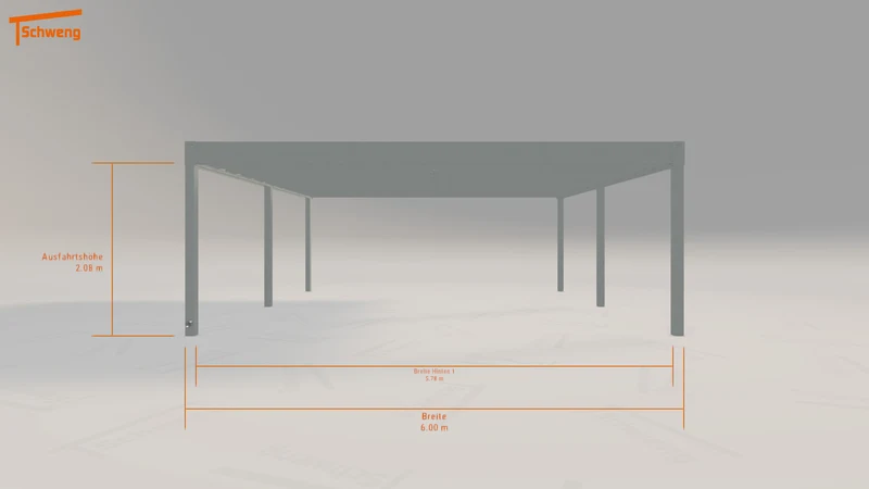 #DE Schweng Flachdachcarport C600+ (ID k29w5z) #MTG